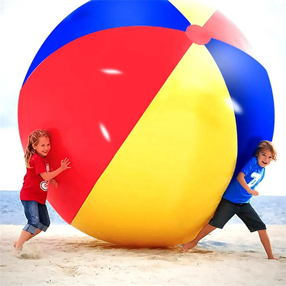100/150cm Giant for Kids Adults Kids Toys PVC Balloons Swimming Pool Play Inflatable Beach Ball Water Game Balloon 2