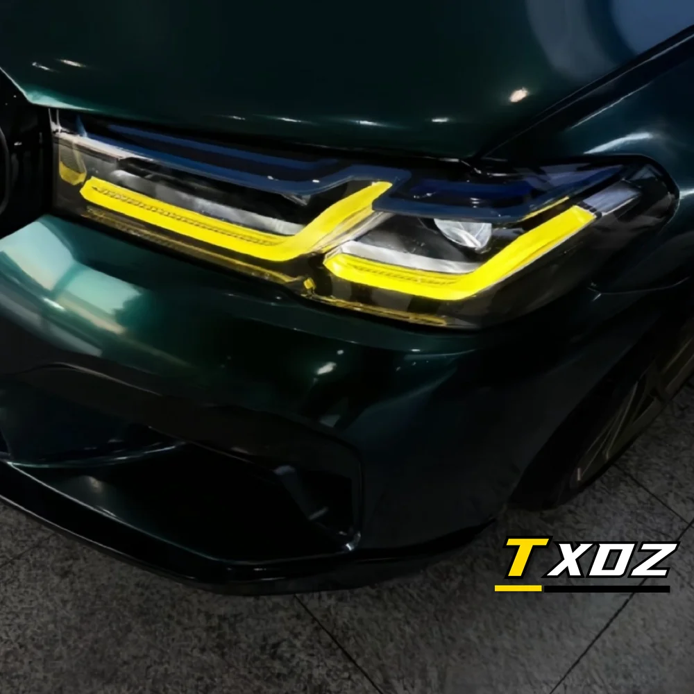 2020 2021 2022 BMW G30 G31 F90 M5 LCI용 논RGB 엔젤아이 DRL 보드, 노란색 주간 주행등 235.083-02 빨간색 파란색