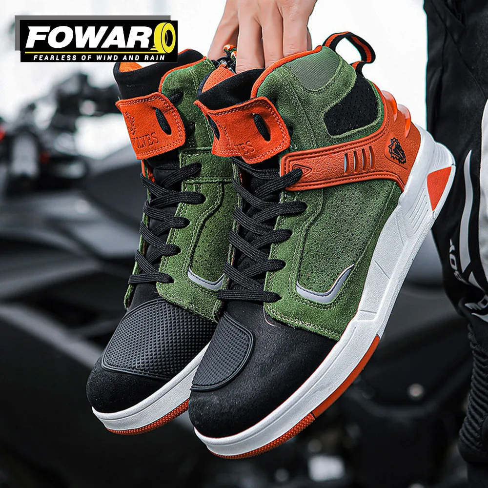 

Universal For All Seasons Motorcycle Boots Comfortable Racing Shoes Deodorization Knight Shoes Balance Cycling Motorcycle Shoes