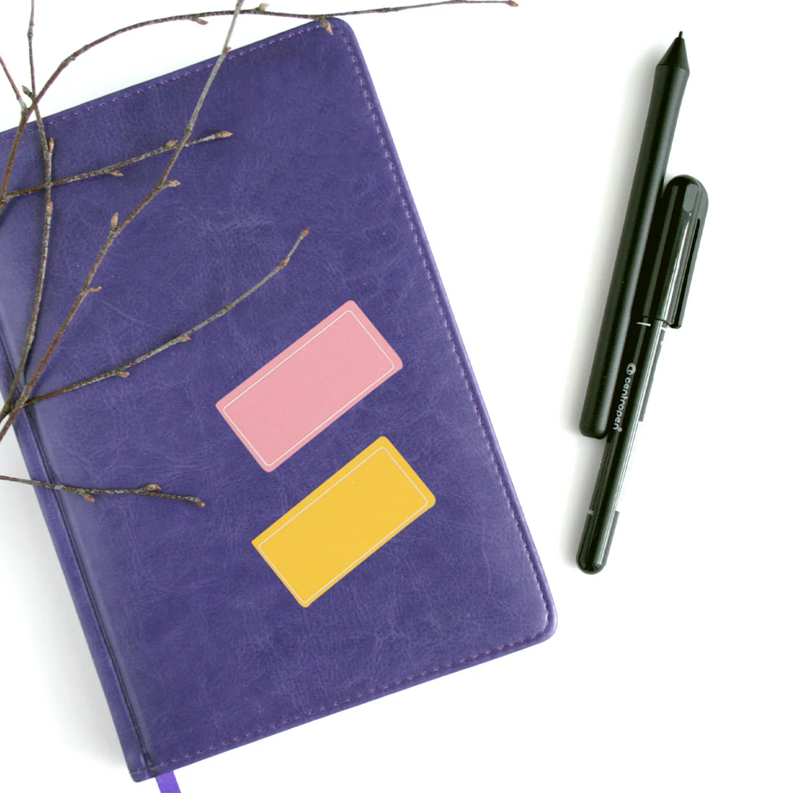 40매 프리미엄 종이 자체 접착 라벨 스티커 병용 방수 색상 분류 스티커 용기 상자 메모