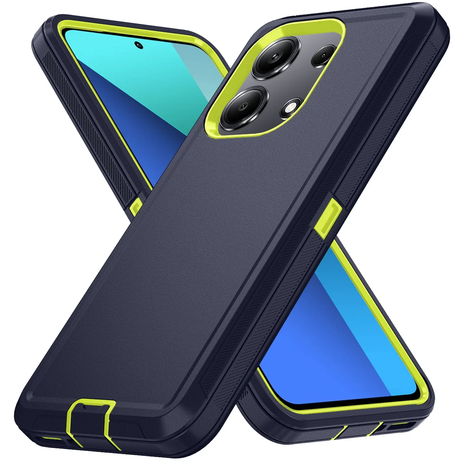 Shockproof Armor Defender Phone Case - Durable PC+TPU Back Cover