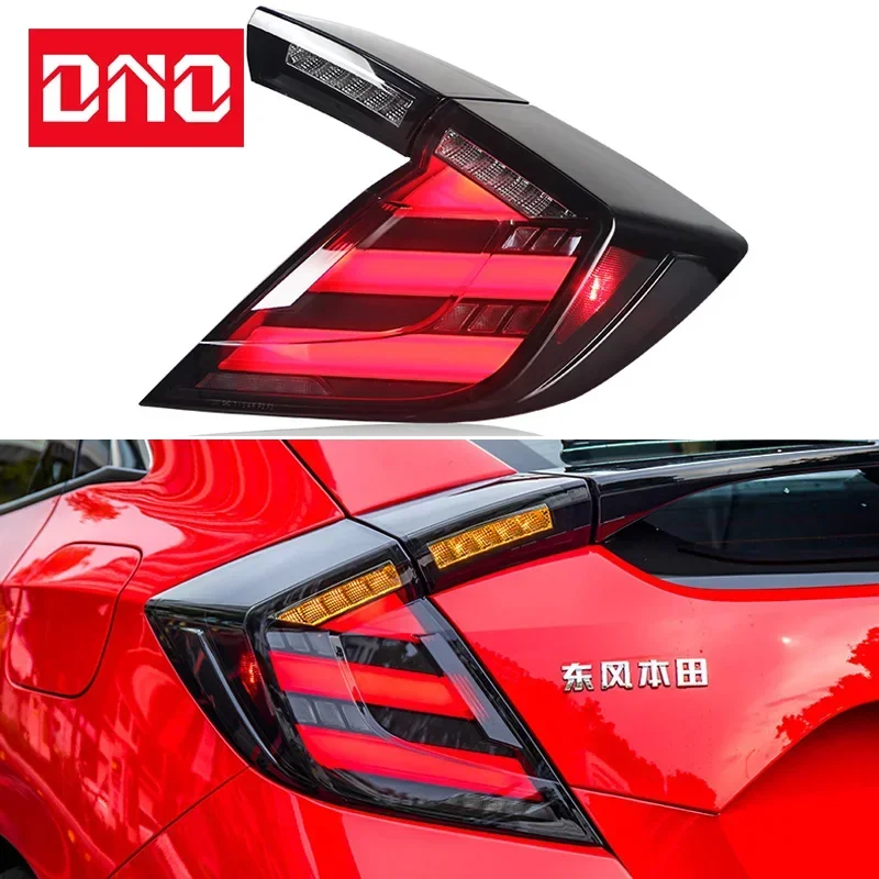 

Car LED Taillight For Honda Civic Type R 2016-2018 Hatchback Rear Running Lamp Brake Reverse Dynamic Turn Signal Car Tail Light