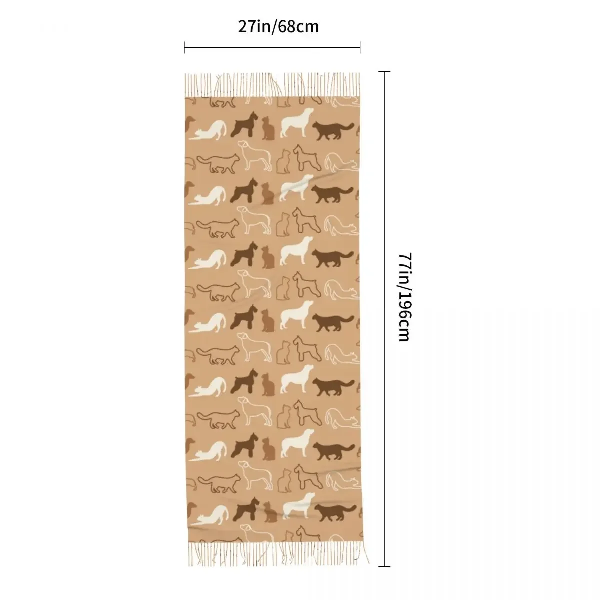 Рисунок 5 - Забавные силуэты кошек и собак