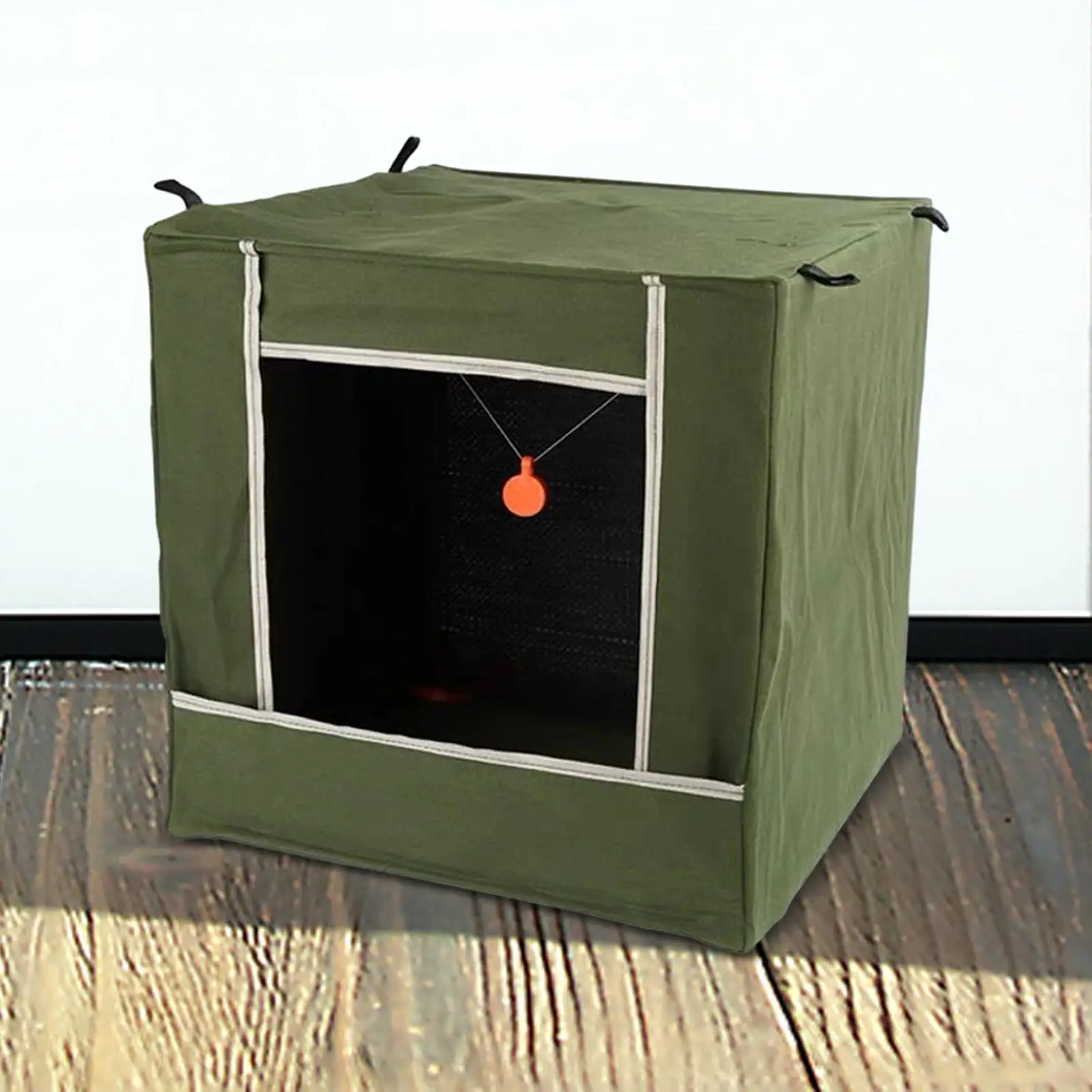 

Target Box Target Case 11.8inch Buffer Cloth Recycle Case Indoor Outdoor Storage Box Portable Slingshot Target Catcher Box