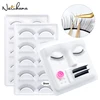 NATUHANA 1 Pc Plastic Training False Eyelash Extension Handmade Practice Plastic Mannequin Model Head 1
