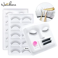 NATUHANA 1 Pc Plastic Training False Eyelash Extension Handmade Practice Plastic Mannequin Model Head 1