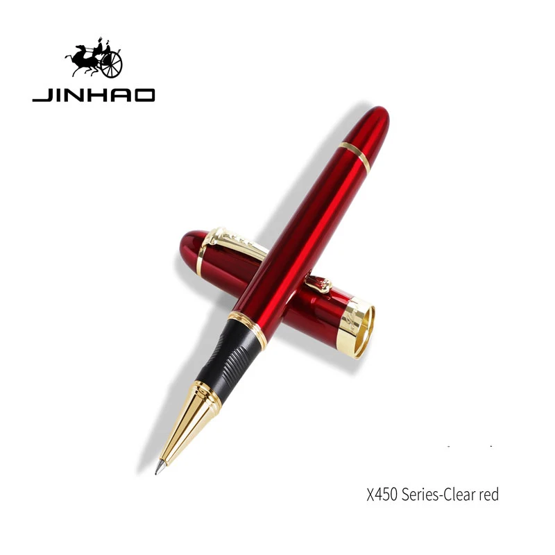 JINHAO X450 Klassische Kugelschreiber, luxuriöser Schreibstift mit 0,5 mm Spitze, Büro, Unterschrift, Schule, Kalligraphie, Schreibzubehör, Schreibwaren – Detail 9