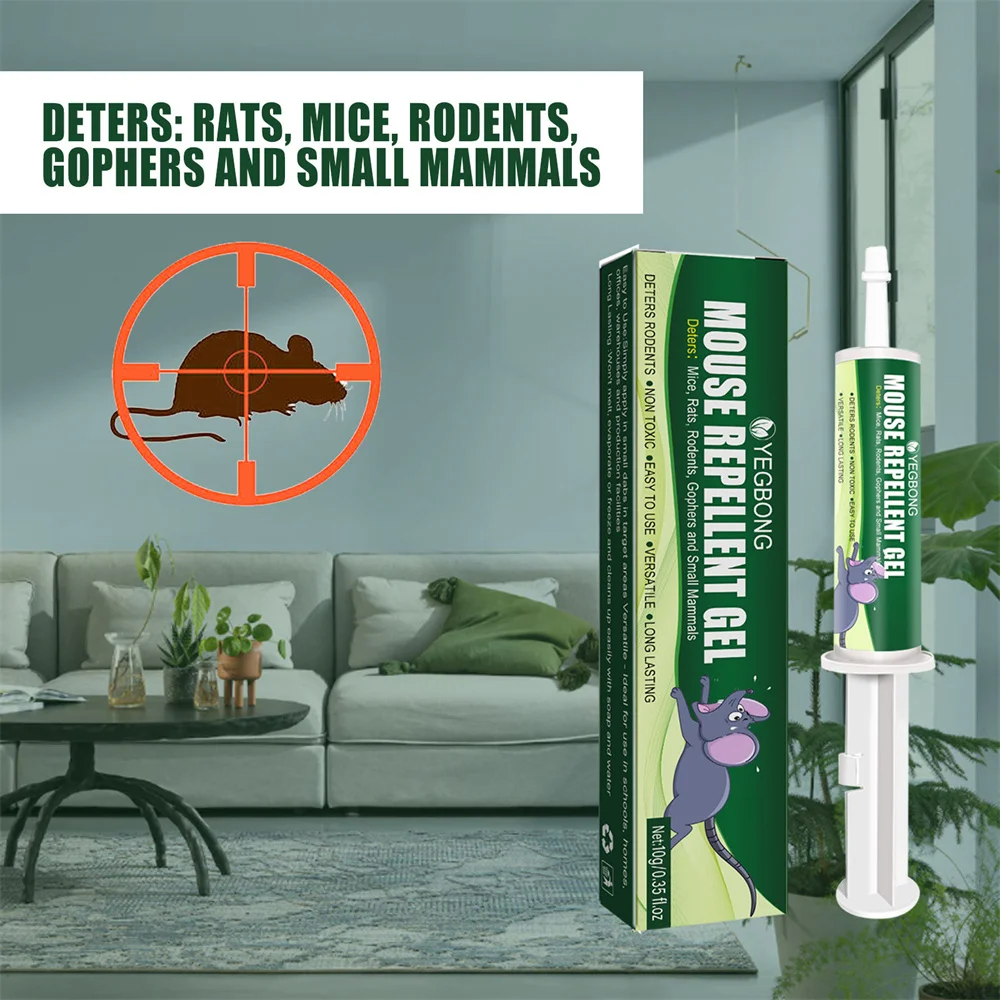 Yegbong Mouse Repellente Gel Indoor Domestic Car Engine Mouse Nemesis Repellenti Trappole Agenti Biologici Prodotti Per Il Controllo Dei Parassiti