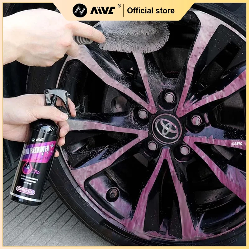 

Car Iron Remover AIVC-I Multi-Purpose Rust Remover Spray Protect Wheels and Brake Rim Metal Dust & Iron Powder Remover Car Care