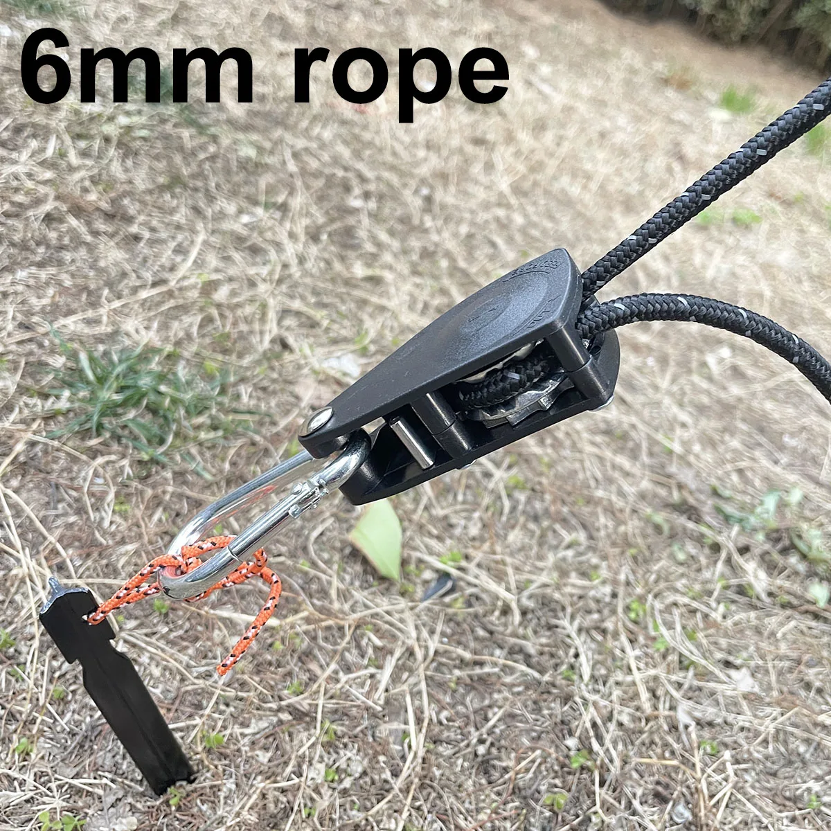 4/6mm 5m Tent Tie Down Rope Camping Reflective Tightener Fastening Wind Rope Buckle Pulley Ratchet Awning Hook Max 68kg outdoor tent ropes camping tent accessories camping tent fasteners tent rope tightener camping cord buckles camping rope buckle tent wind rope hook pulley ropes rope tie down ratchet