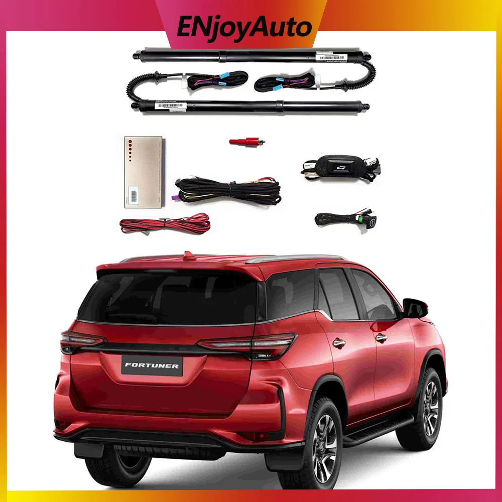 

Аксессуары для автомобилей Toyota FORTUNER 2009-2015, интеллектуальная Модифицированная электрическая задняя дверь, опорный стержень БАГАЖНИКА АВТОМОБИЛЯ, задняя дверь