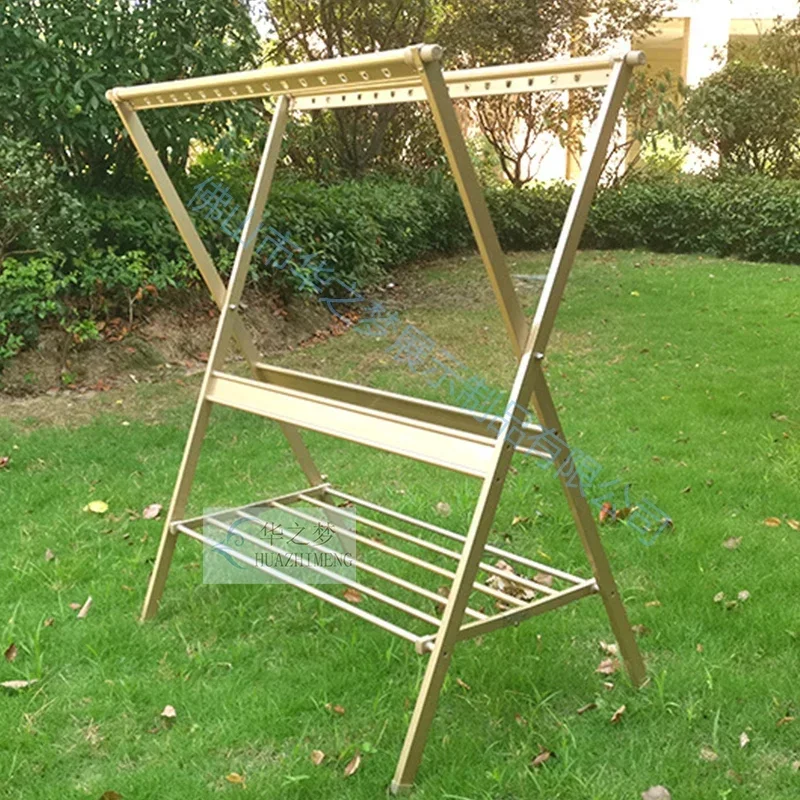 Retractable Clothes Airer Indoor Baby Clothes Drying Rack Outdoor Foldable Cloth DryER Rack For Clothes 4