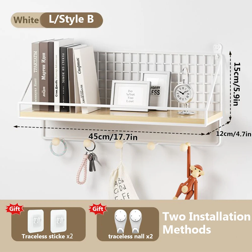 B white L