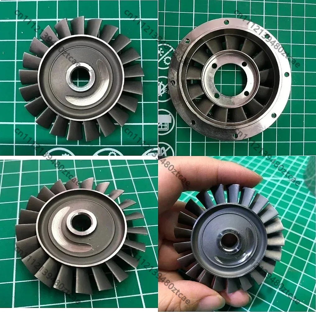 1PCS 54mm 터빈 휠 및 DIY RC 미니 터보 제트 엔진 예비 부품 고속용..