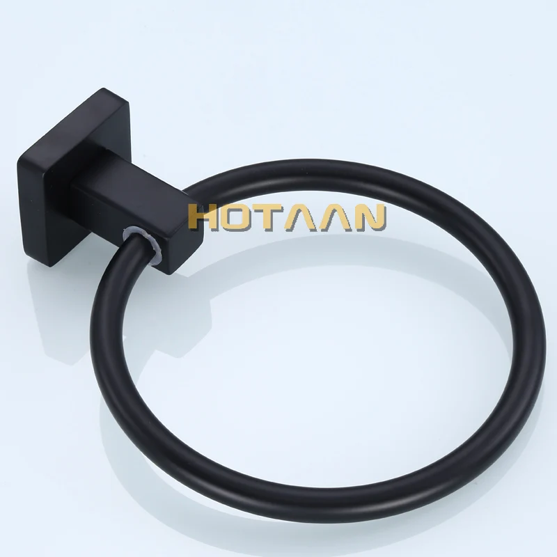 Stainless Steel Bathroom Towel Holder Wall-Mounted Round Towel Rings Towel Rack YT-10791-H bathroom towel ring bathroom towel holder