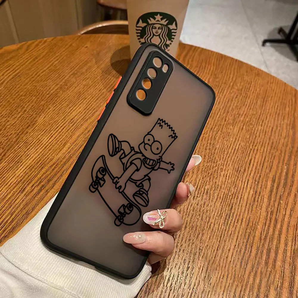 thumbnail image 1 of Matte Case for Huawei NOVA Y70 10 9 8SE 8 7SE 7I 7 6 5I 5 4 3I 4G 5G PC Case Funda Coque Capa Shell Cover Movie The S-Simpsons-S, 1 of 5