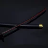 Anime Weapon Kurosaki Ichigo Ban Kai Zangetsu 26cm Metal Anime Weapon Model Katana Samurai Swords Ornament Crafts Gifts Toys Boy 6
