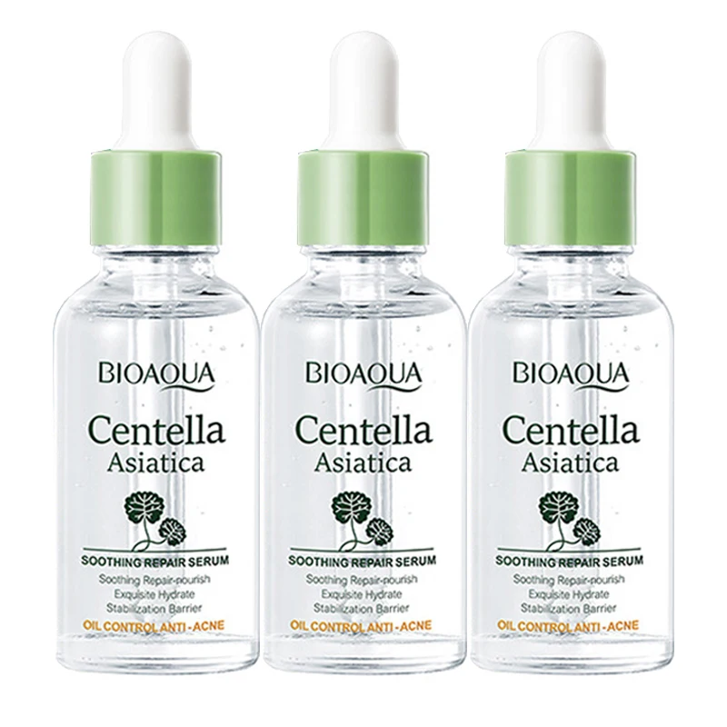 

3pcs BIOAQUA Centella Face Serum skincare Facial Essence Moisturizing Firming Repairing Facial Serum Skin Care