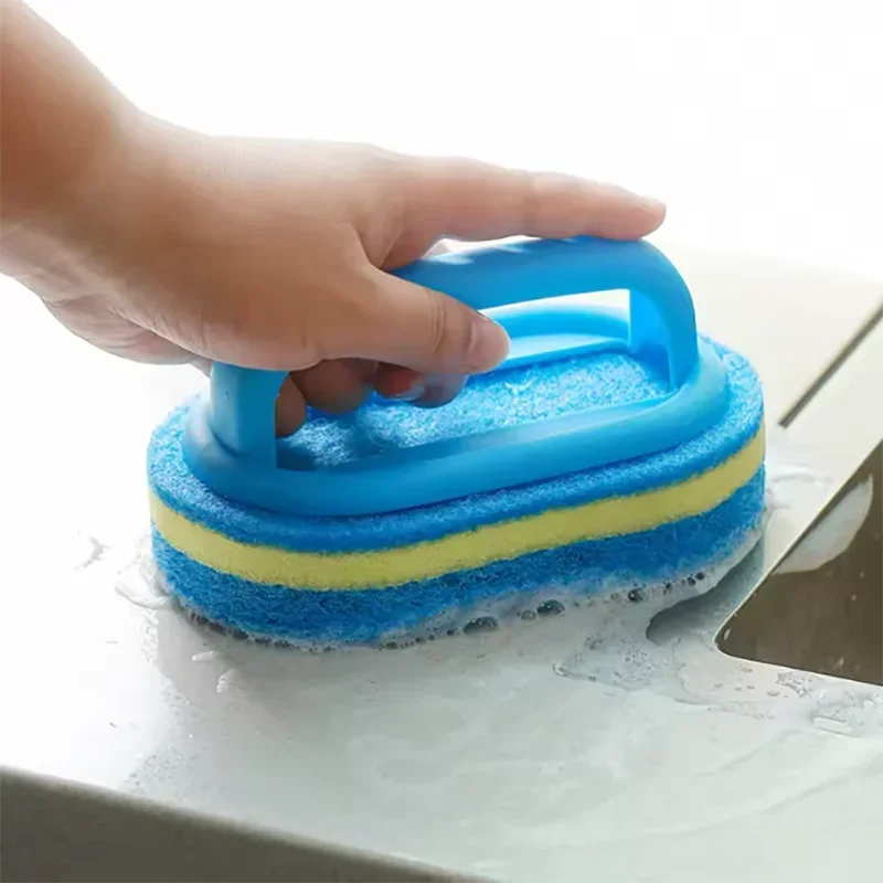 Sponge, Brush, Handle, Pot, Kitchen, Dishwashing