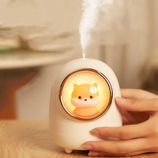 귀여운 고양이와 다람쥐 초음파 가습기로 집안과 건강에 활력을 불어넣자