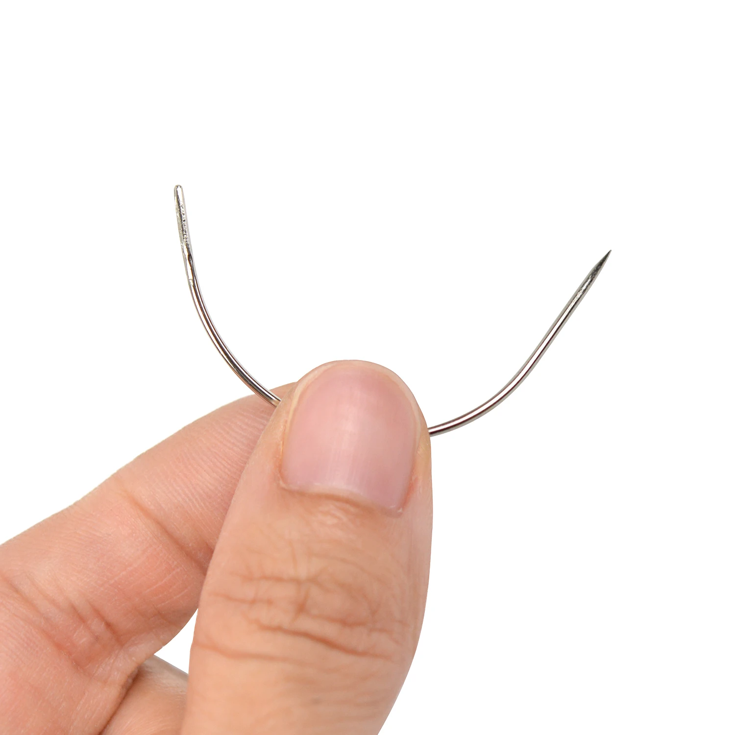 Curved Needles 12Pcs/Pack 6Cm/9Cm C-Type Sewing Tools for Weaving Cap Hair Extensions Tools Wigs Making Needles hair extensions tool,lace wig needles