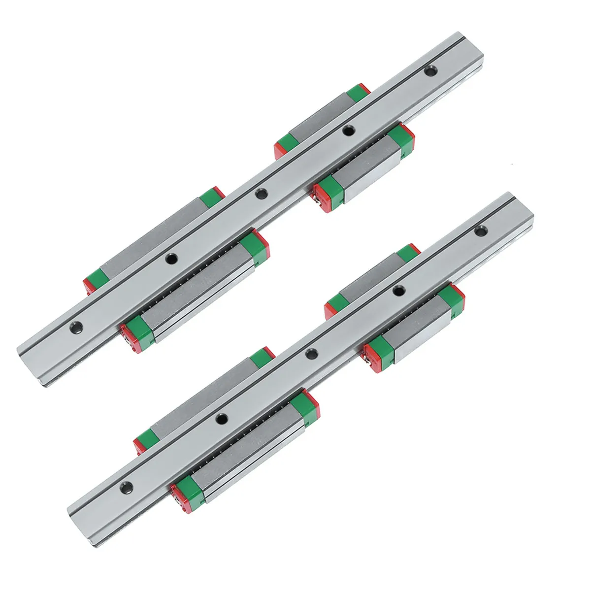 MGN Miniature Linear Rail 100-1000mm 2pc + 4pc MGN7H/C MGN9H/C MGN12H/C MGN15H/C Slide Block For CNC Parts miniature linear rail linear rail
