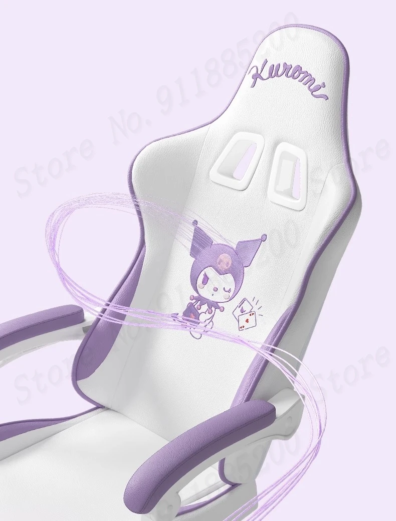 Description Picture 6 of itemNew Fashion E-Sports Chair Home Office With Footrest Game Chair Comfortable Can Lie Up and Down Rotary Ergonomic Computer Chair