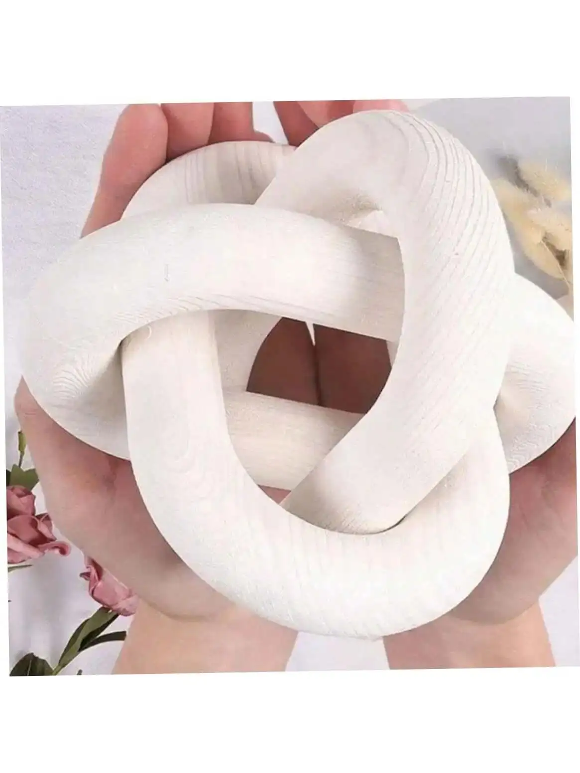 ديكور طاولة القهوة المنحوتة يدويًا، ديكور سلسلة بوهو، رف حديث، كائنات ريفية لغرفة المعيشة المنزلية وغرفة النوم