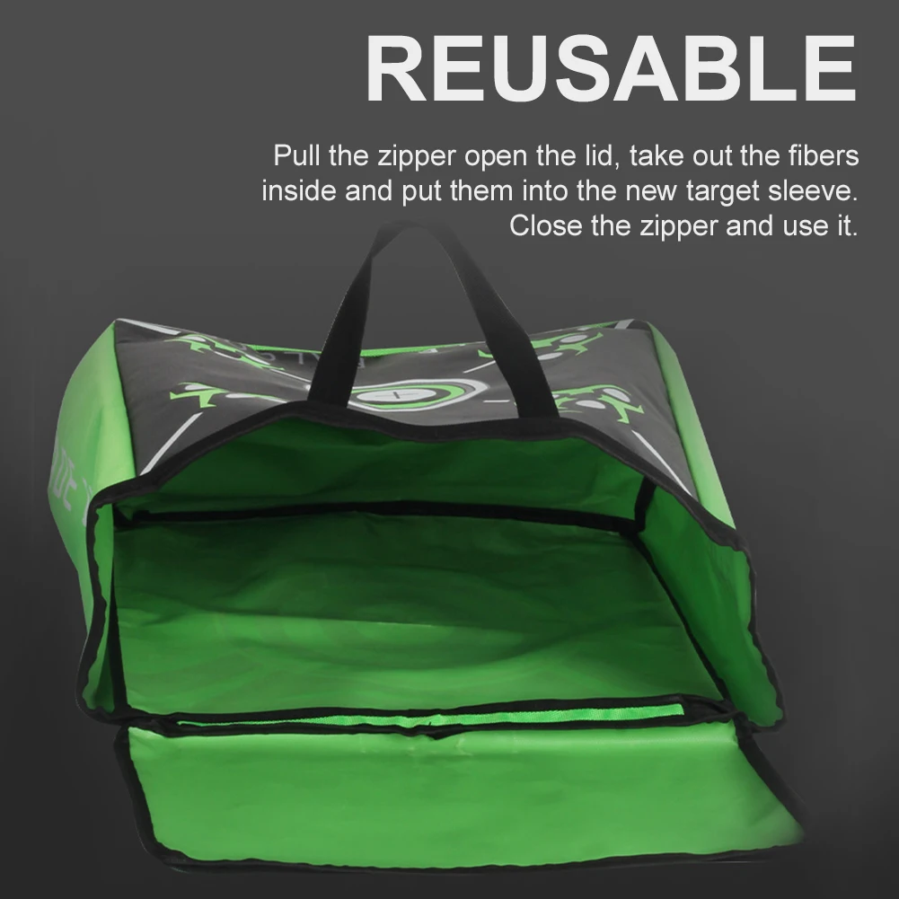 Archery Target Bag Archery Target Cover Bag Water Resistant Archery Targets Refillable with Carrying Handle for Backyard
