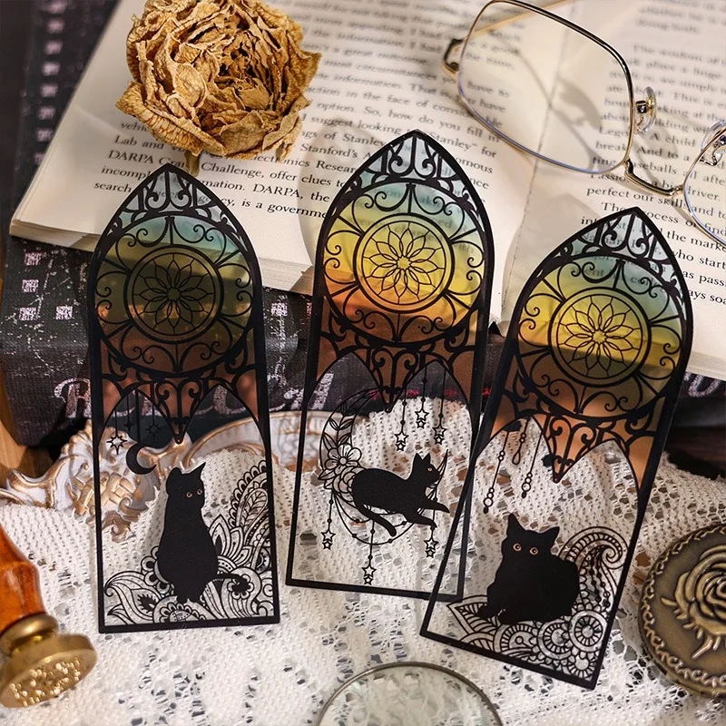 Segnalibri Gatti In Metallo 3 Pezzi – Simpatici Fermalibri Per Amanti Dei Libri, Idea Regalo Per Donne E Insegnanti, Pratici E Resistenti Con Design Nero E Argento