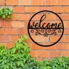 Metal Welcome Sign 4