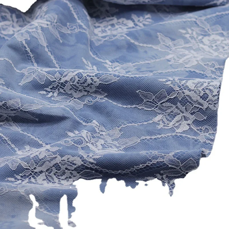 Washed Lace Composite Tie Dye Denim Fabric for Clothing Bag Shoe Cap Material Origin China Fabric for Men Women Children