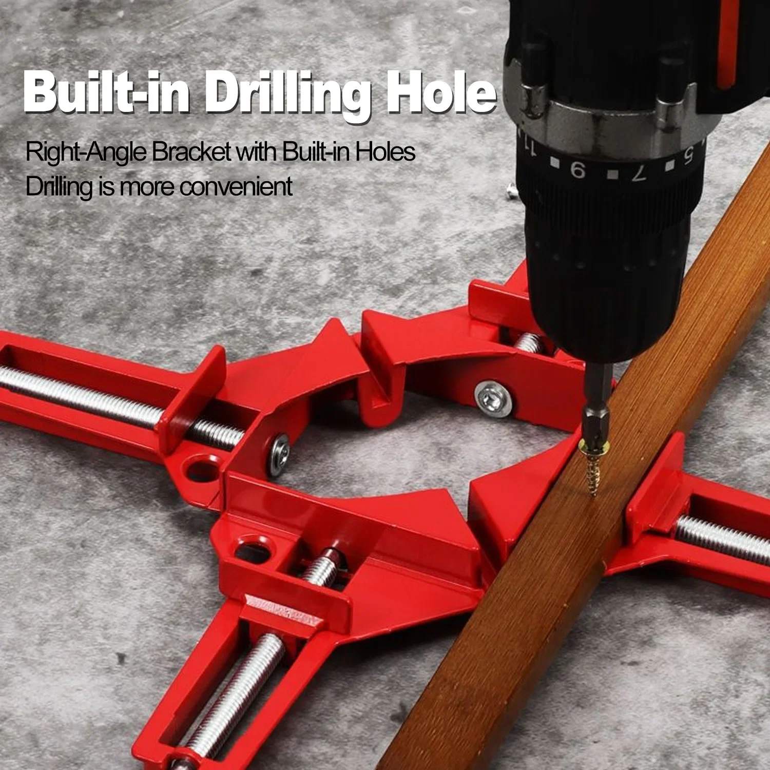 1pc 90 Degree Angle Clamps Carpentry Frame DIY Glass Clamps Angle Hand Tools Degree Toggle Clamps for Woodworking