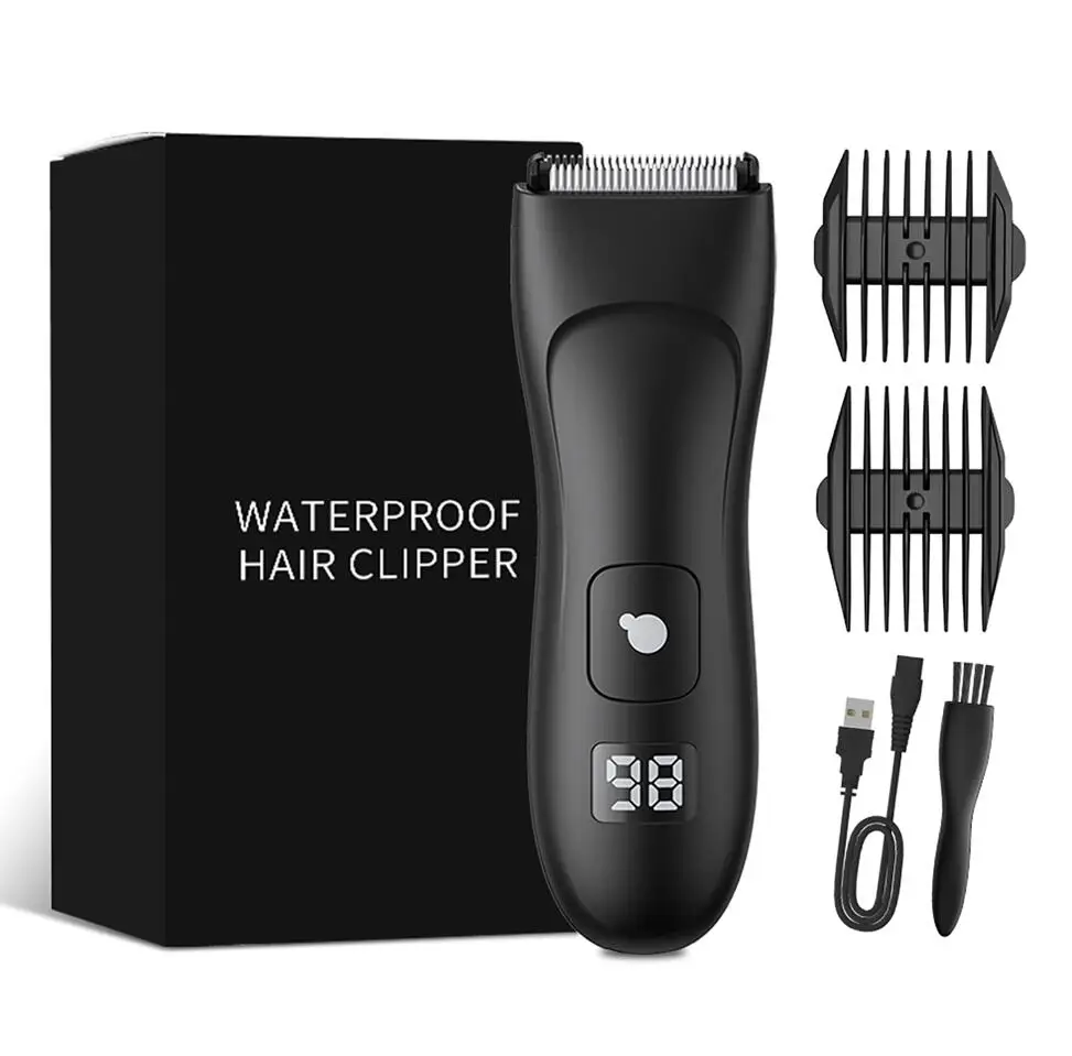 Hair Trimmer Hair Clipper Hair Trimmer For Men Balls Shaver Clipper Male Sensitive Private Parts Razor Sex Place Face Cut With Charging Base hair trimmer hair clipper