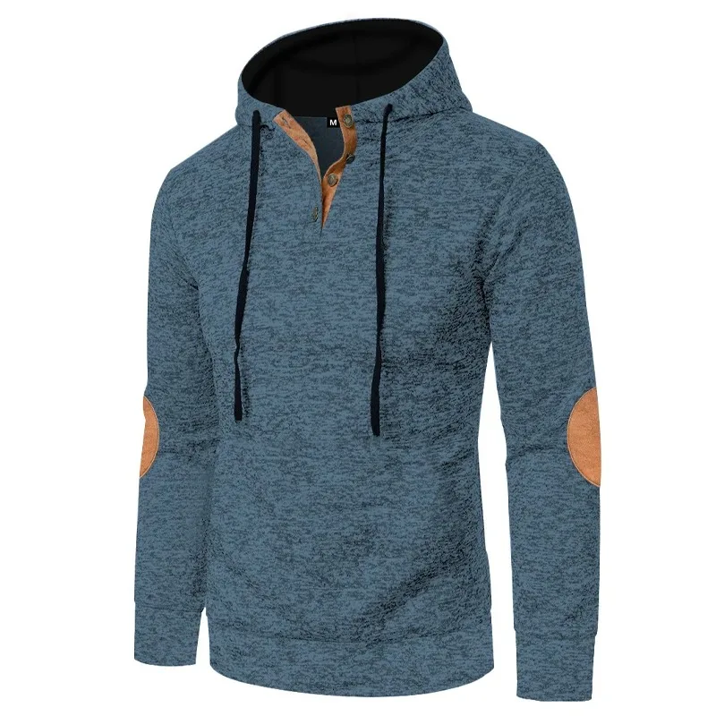 Animal Game Outdoor Men's Casual Jacket Hoodie Button Sport Sweatshirts Men's Work Out Solid Warm Coat Sport Hooded Streetwear