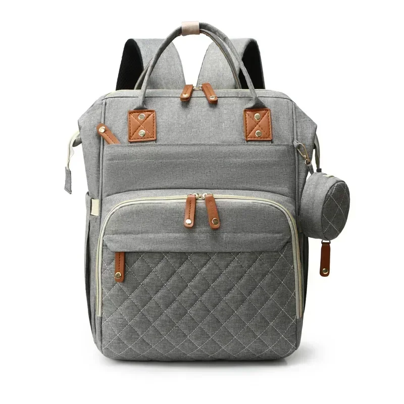USB Mummy Bag Diaper Bag Baby Care Large Capacity Mom Backpack Mummy Maternity Wet Bags Waterproof Baby Pregnant Nappy Backpack 4