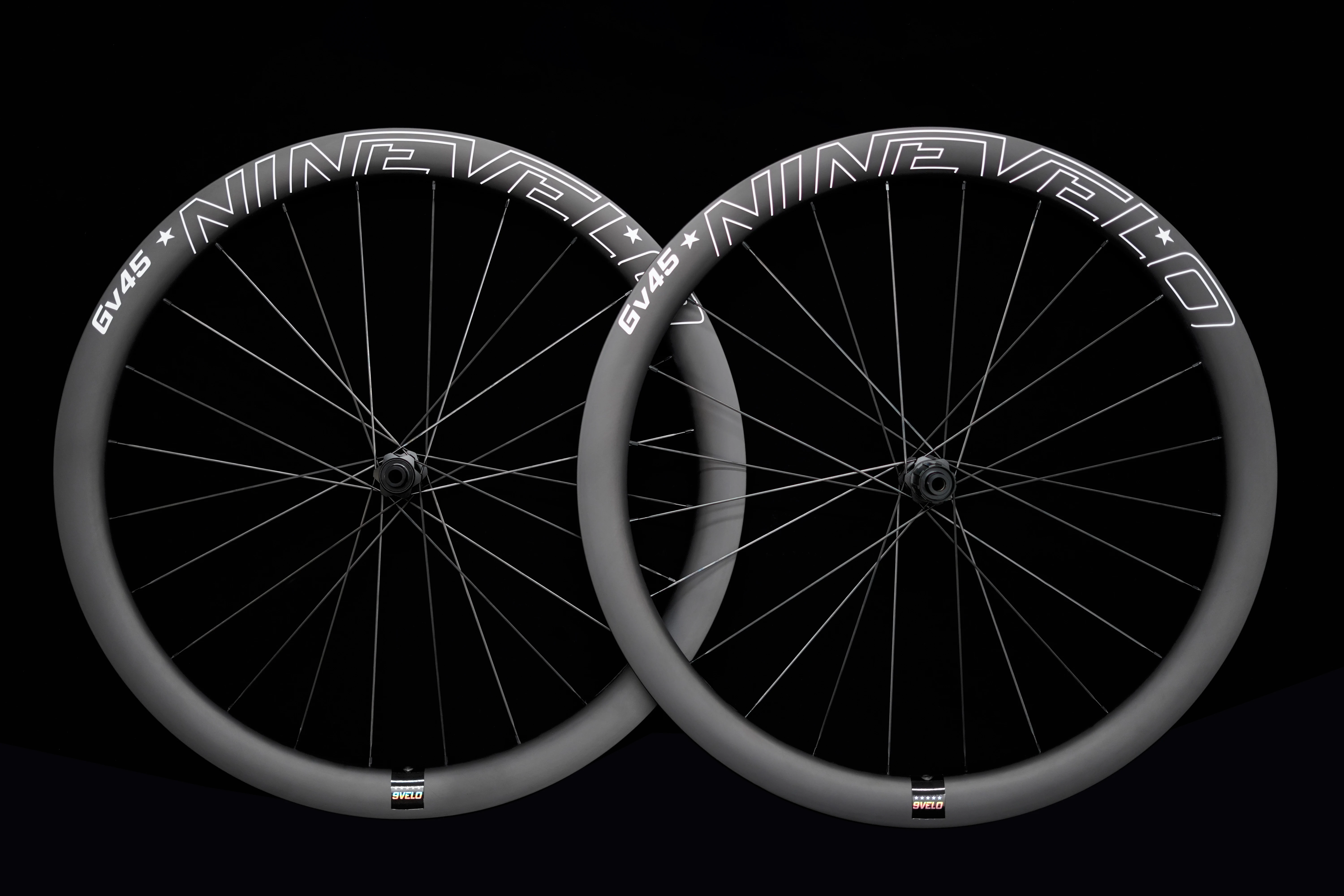 9VELO GV45 Gravel carbon Wheels NINEVELO Tubeless Wheelset