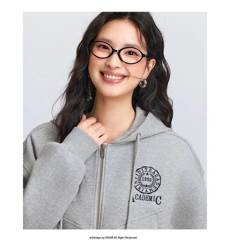 Women Hooded Jacket – Lightweight Spring Casual Coat With Loose Drop Shoulder