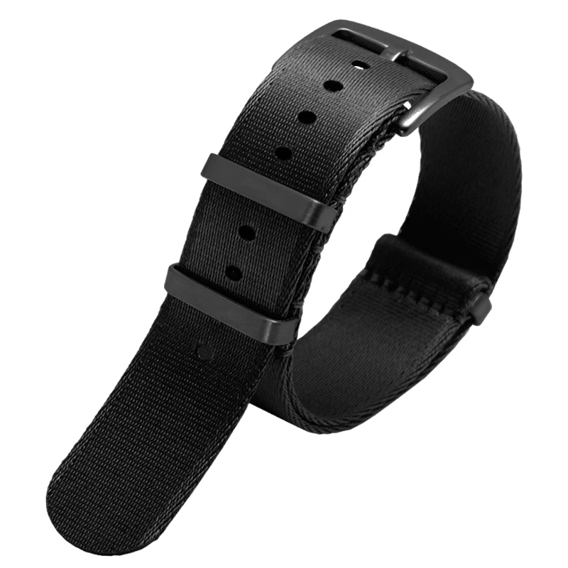 Breathable Soft Nylon Watchband - 20/22mm Male Watch Strap