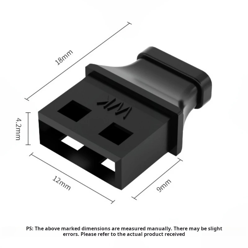 USB 타입-A 포트 플러그(손잡이 포함) 미사용 인터페이스 USB-A 암 커버 방진 커버 노트북 컴퓨터 오디오 주방 아일랜드 TV