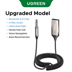 UGREEN Bluetooth 5.3 Handsfree Music & Call Adapter (LDAC Space Gray)