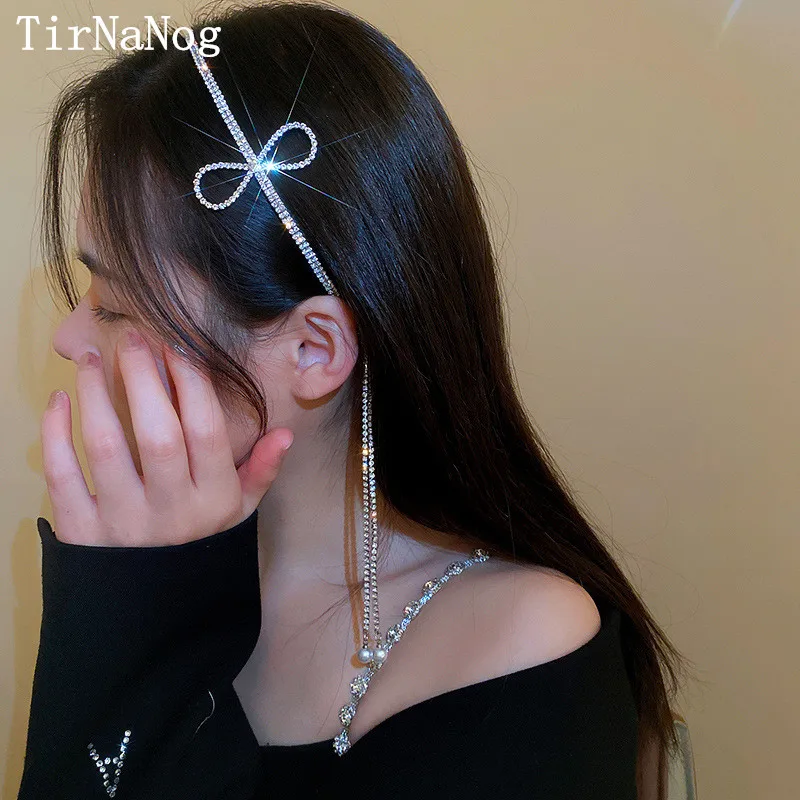 

Fashionable Tassel Hair Hoop Contracted Retro Elegant Bow Headband Hairpin Hair Accessories Women Fine Jewelry Gifts