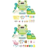 Girls Pretend Play Supermarket Toy Kid Supermarket Cash Register Toy Set Children Role Play Game Christmas Gift for Kids 1
