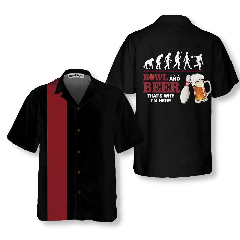 2023 New Hawaiian Men's Shirts Classic Vintage Bowling Shirts For Men Loose Oversized Tee Shirt Men Clothing Camisas De Hombre