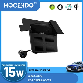 Caricabatterie wireless per auto Per Cadillac CT5 2020-2025 accessori auto adatti per xiaomi, accessori per telefoni iphone para auto
