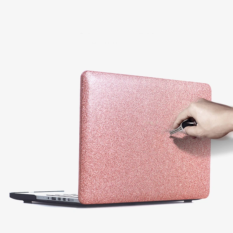 Glitter Plástico Brilhante Capa Dura Mais Teclado Tela para Macbook Air 13 m1 2023 16 A2485 A2337 m1 M2a2338 A2681 14 A2442 - Imagem 3