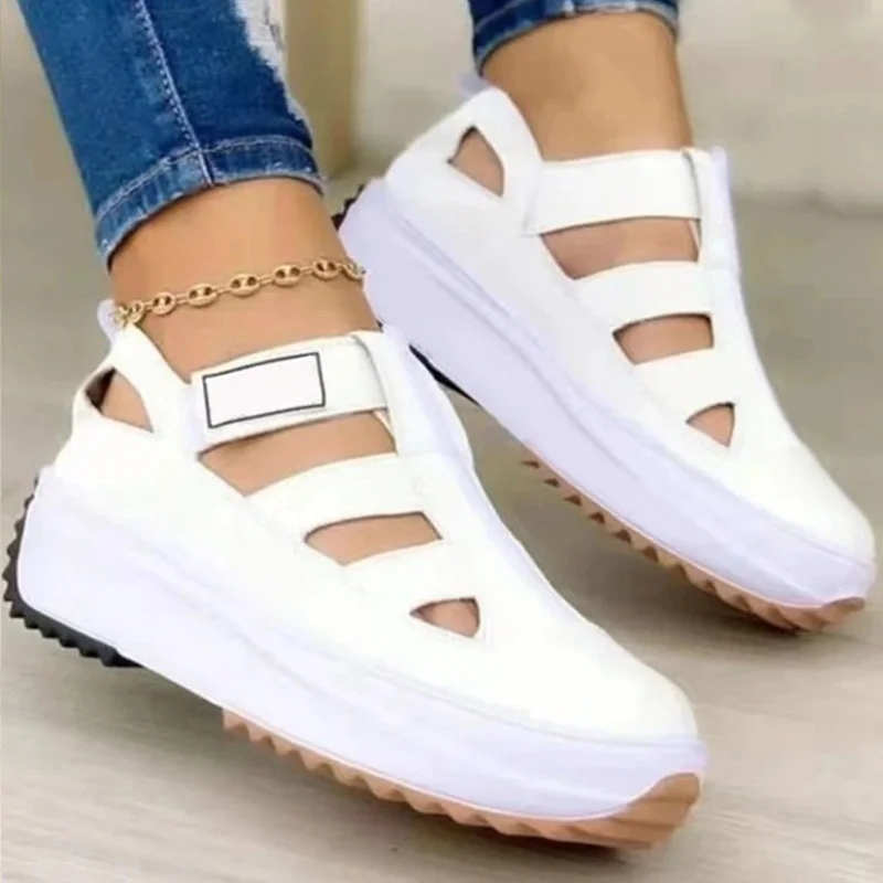 Women Sandals Casual Summer Shoes For Women Heels Sandals Platform Zapatos Mujer Elegant Woman Heeled Shoes Summer Footwear