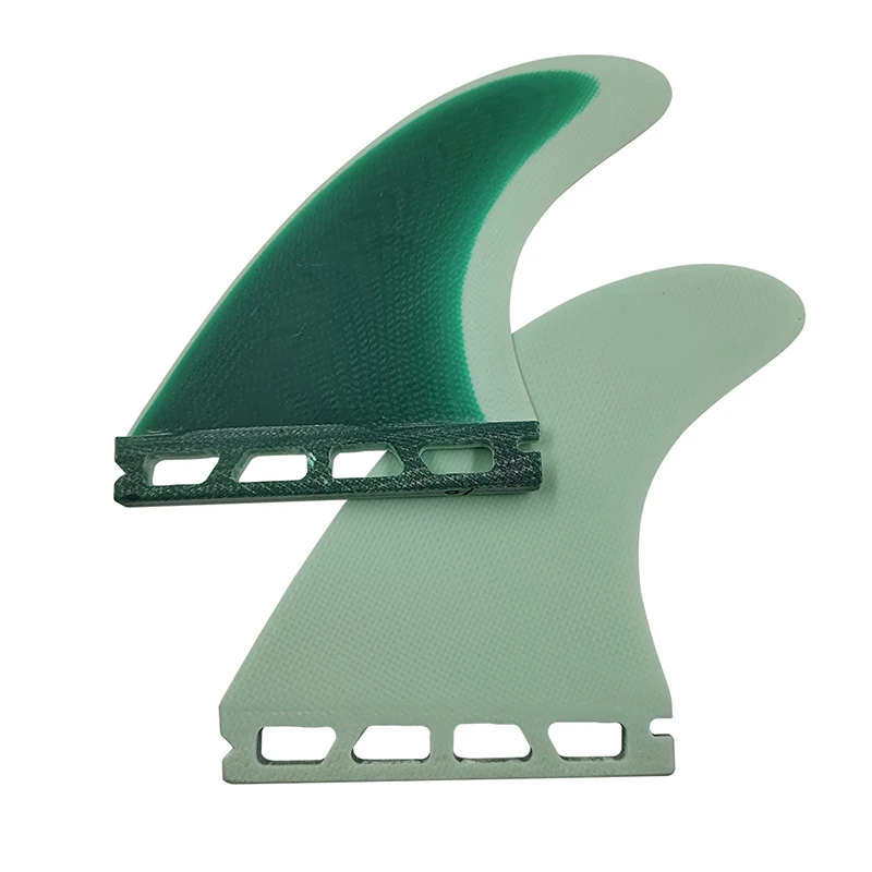 UPSURF-FUTURE Keel G5 Twin Fins Surfboard Fins, High Performance Fiberglass Core, Surf Fins Quilhas Single Tabs, M Twin Fin Set