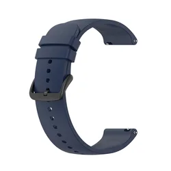 Sleek 20mm Silicone Watch Strap - Universal Fit - 20mm (Blue)