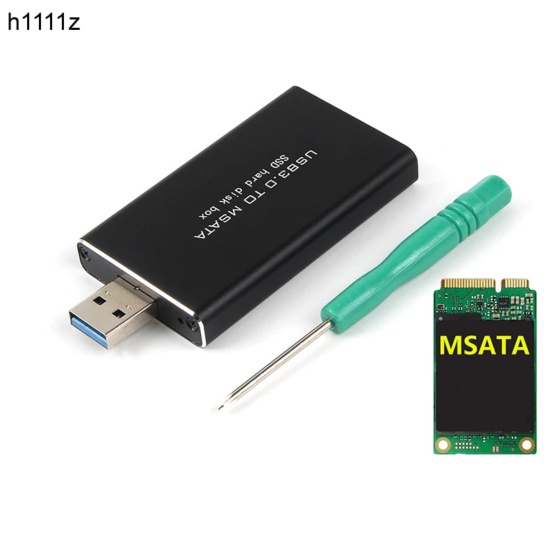 External Hard Drive Case MSATA to USB 5Gbps USB 3.0 to mSATA SSD Enclosure USB3.0 mSATA Case Hard Disk Adapter M2 SSD External HDD Mobile Box HDD Case
